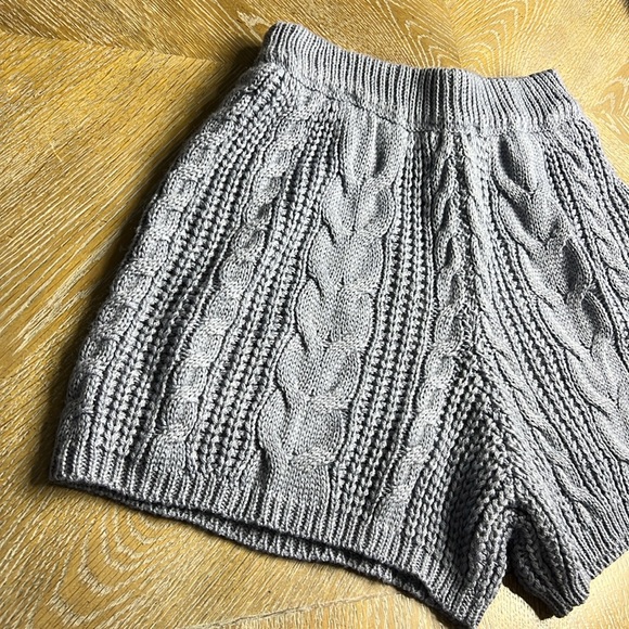 E HYPEN WORLD GALLERY Blue Knit Shorts S - Picture 2 of 9